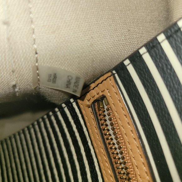 Tory Burch Kerrington Animal Print Coated Tote Handbag - Picture 8 of 16